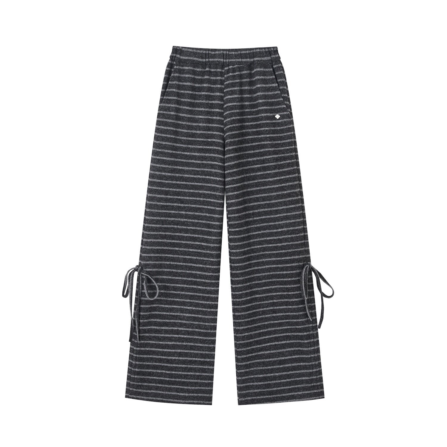 SOMESOWE_Striped_Bow_Pocket_Loose_Wide_Leg_Button_Split_Hem_Women_Sweatpants_MISSTT