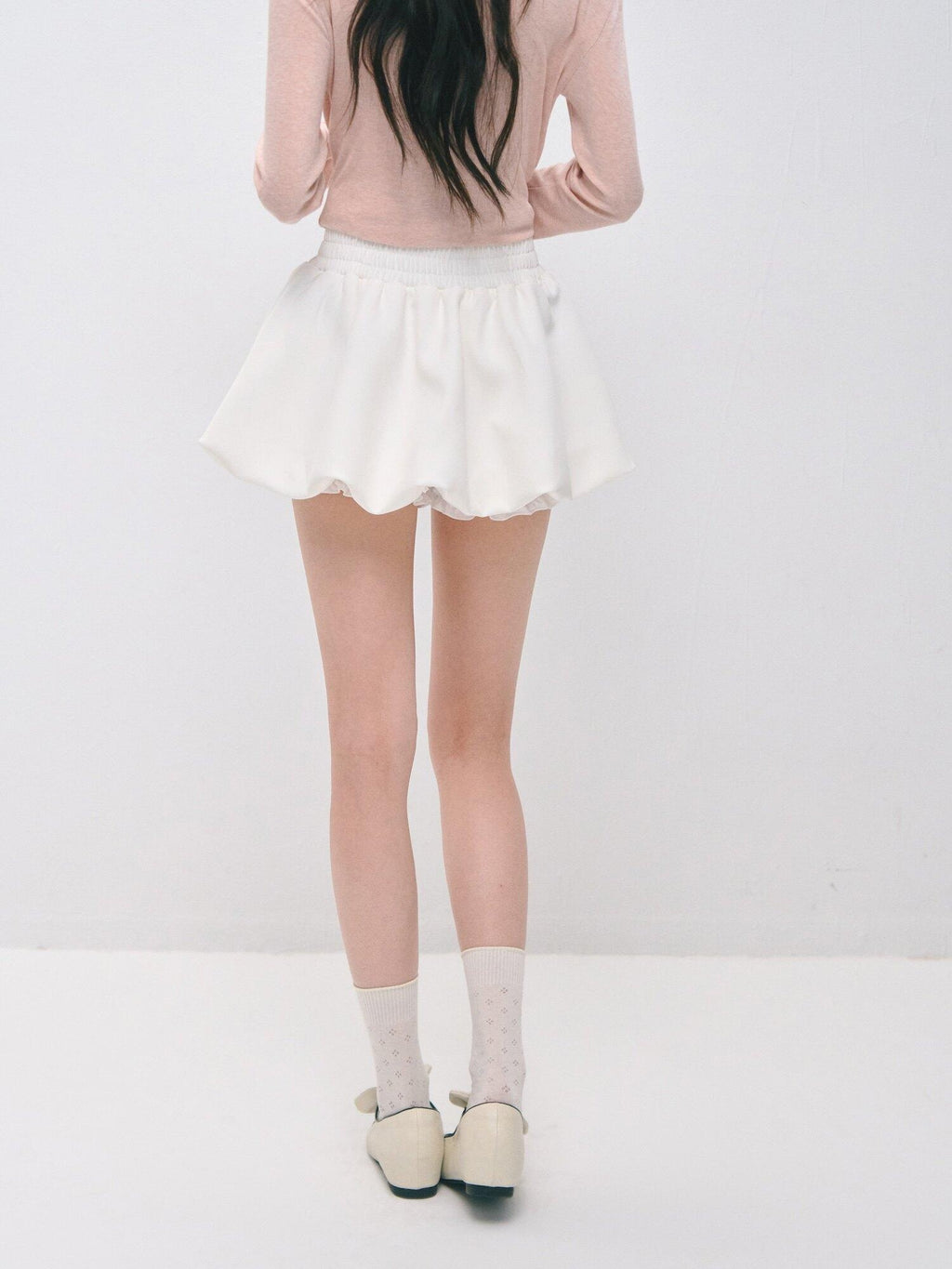 SOMESOWE Sexy Ruffled Pleated Lined Tiered Cake Mid Waist Loose Women Casual Mini Skirts