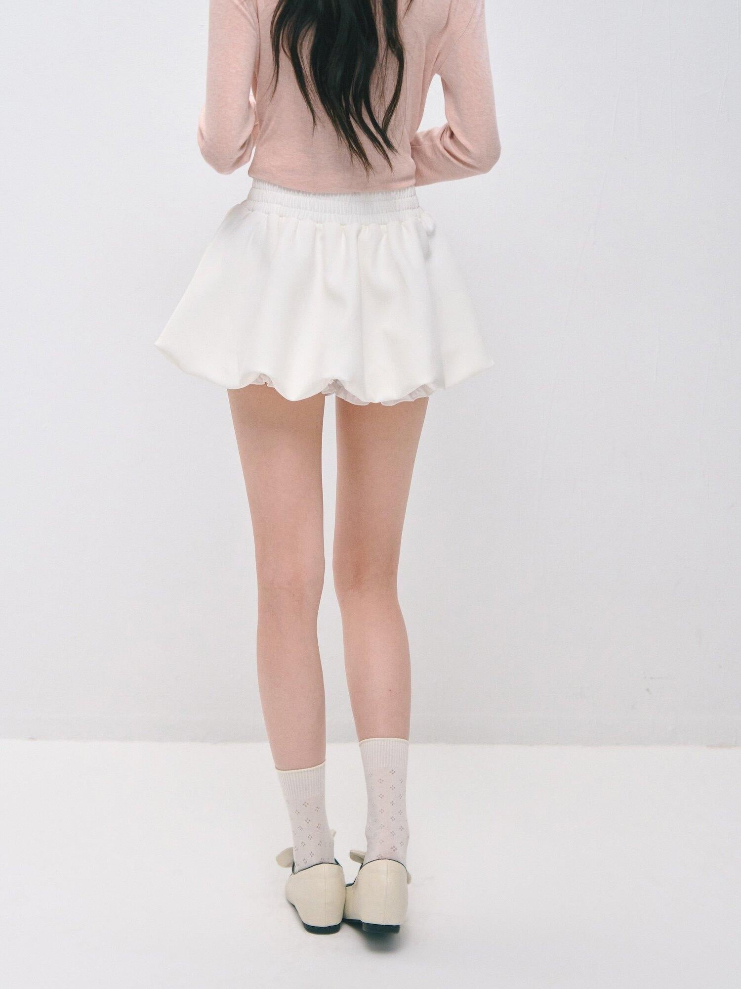 SOMESOWE Sexy Ruffled Pleated Lined Tiered Cake Mid Waist Loose Women Casual Mini Skirts