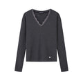 SOMESOWE_Cozy_Knit_V-neck_Cropped_Batwing_Top_Loose_Straight_Pants_Top_&_Pants_Sets_MISSTT