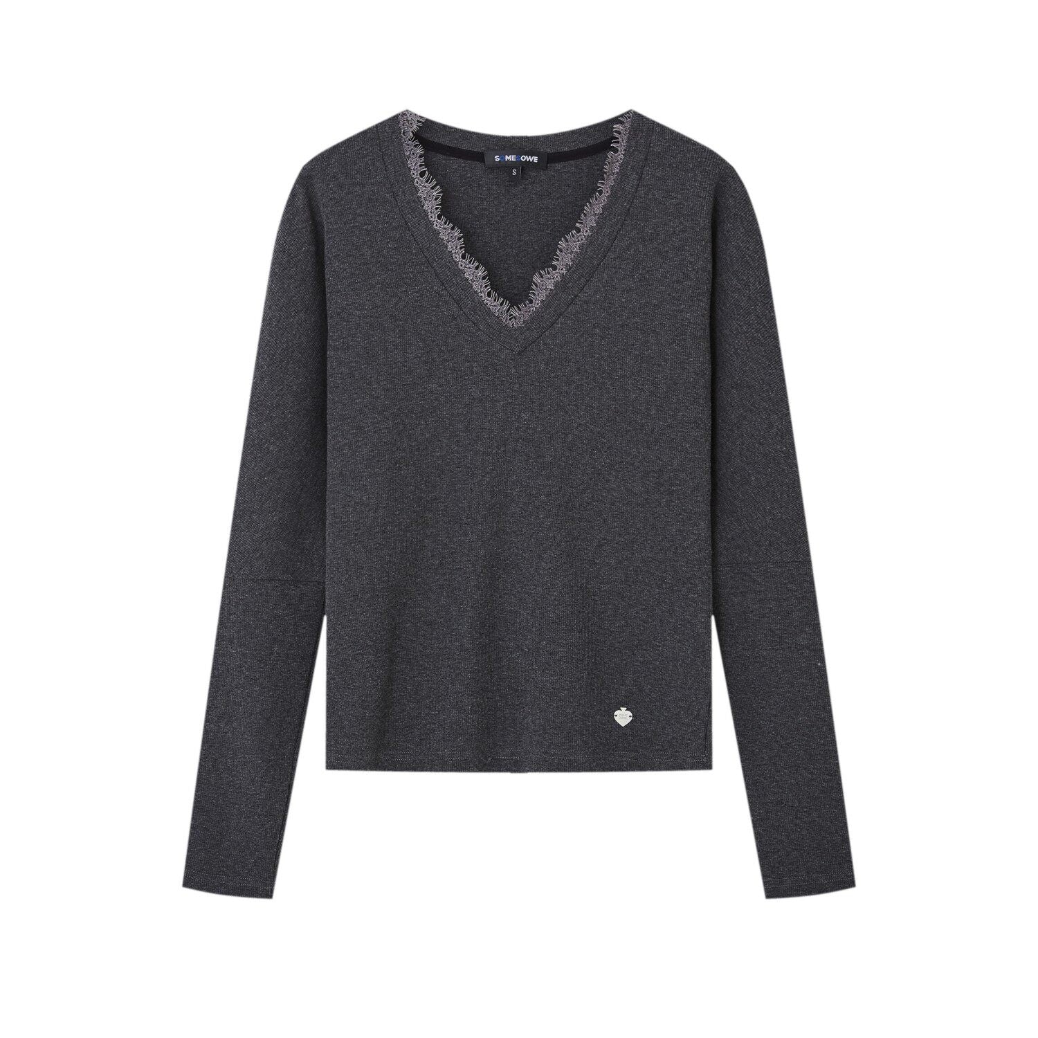 SOMESOWE_Cozy_Knit_V-neck_Cropped_Batwing_Top_Loose_Straight_Pants_Top_&_Pants_Sets_MISSTT