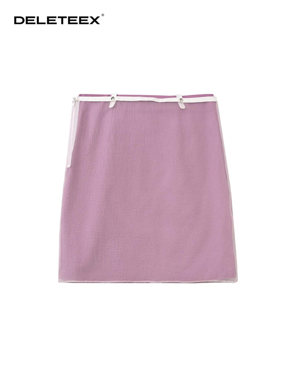 DeleteEx Flattering Rhapsody Purple A Line Mid Waist Standard Women Casual Mini Skirts