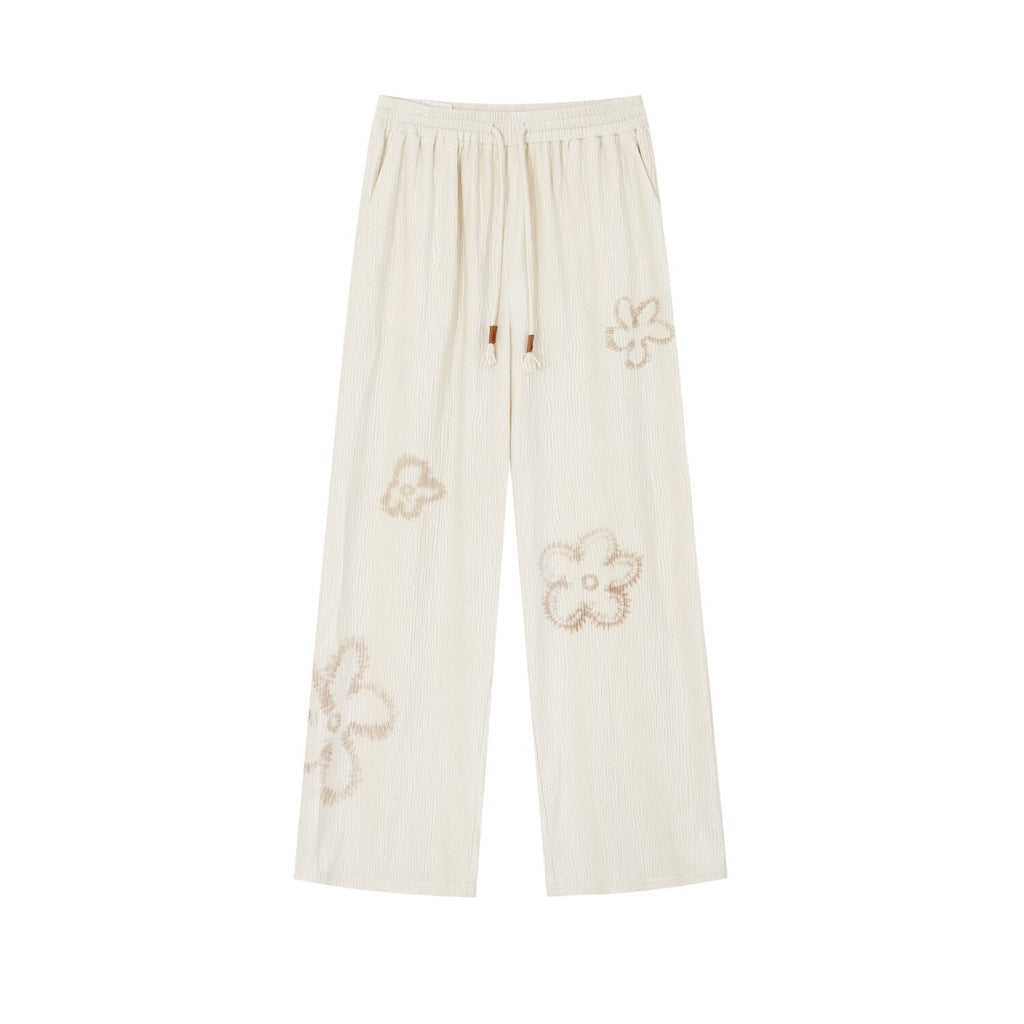 SOMESOWE_Pleated_Floral_Pocket_Loose_Beige_Womens_Polyester_Wide_Leg_Pants_MISSTT