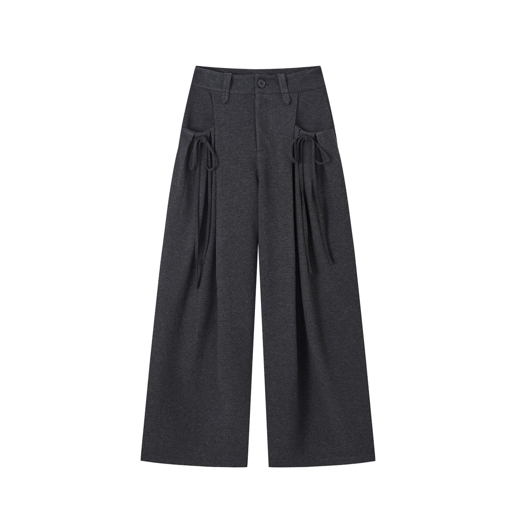 SOMESOWE_Pleated_Pockets_Bow_Print_Natural_Waist_Casual_Women_Wide_Leg_Pants_MISSTT