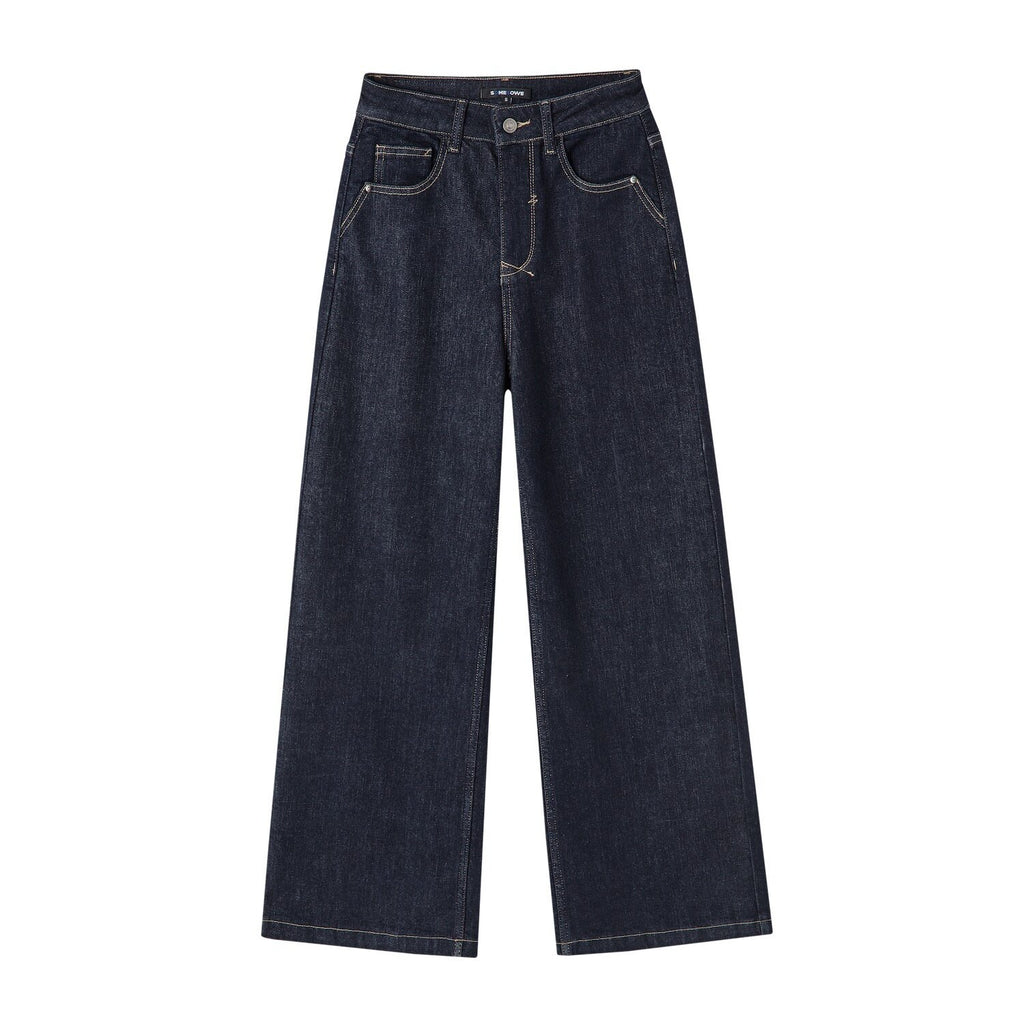 SOMESOWE_High_Rise_Stretch_Pleated_Pocket_Women_Dark_Cotton_Denim_Straight_Leg_Jeans_MISSTT