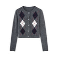 SOMESOWE_Embroidered_Plaid_Slim_Fit_Long_Sleeve_Crew_Neck_Women_Casual_Top_&_Skirt_Sets_MISSTT