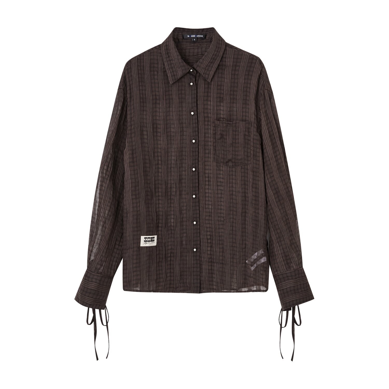 SOMESOWE_Original_Design_Breathable_Tie_Bow_Applique_Pleated_Straight_Fit_Women_Shirts_MISSTT