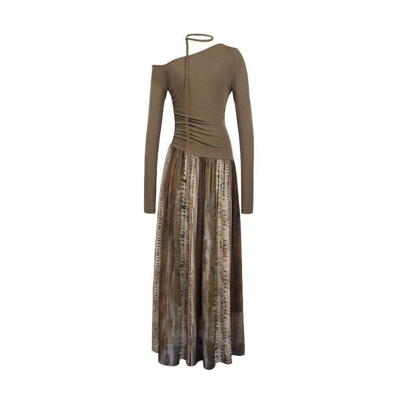 someonesometimes_Chiffon_Ruched_Oil_Painting_Ombre_One_Shoulder_V-neck_A_Line_Girls_Maxi_Dresses_MISSTT