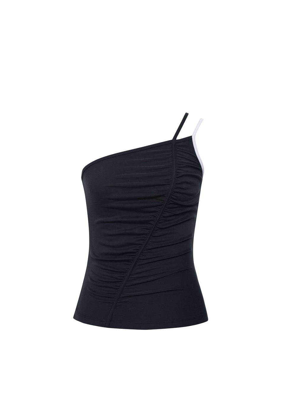 someonesometimes_Ruching_Slim_Fit_Asymmetric_One_Shoulder_Modal_Serene_Blue_Camisoles_MISSTT