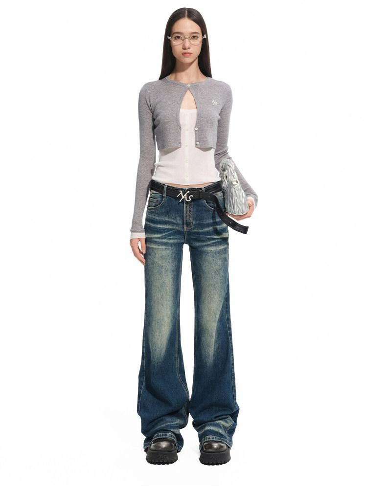 NAWSNOTAWEAR Soft Wool Blend Slim Fit Colorblock Faux Two Piece Pullover Women Sweaters