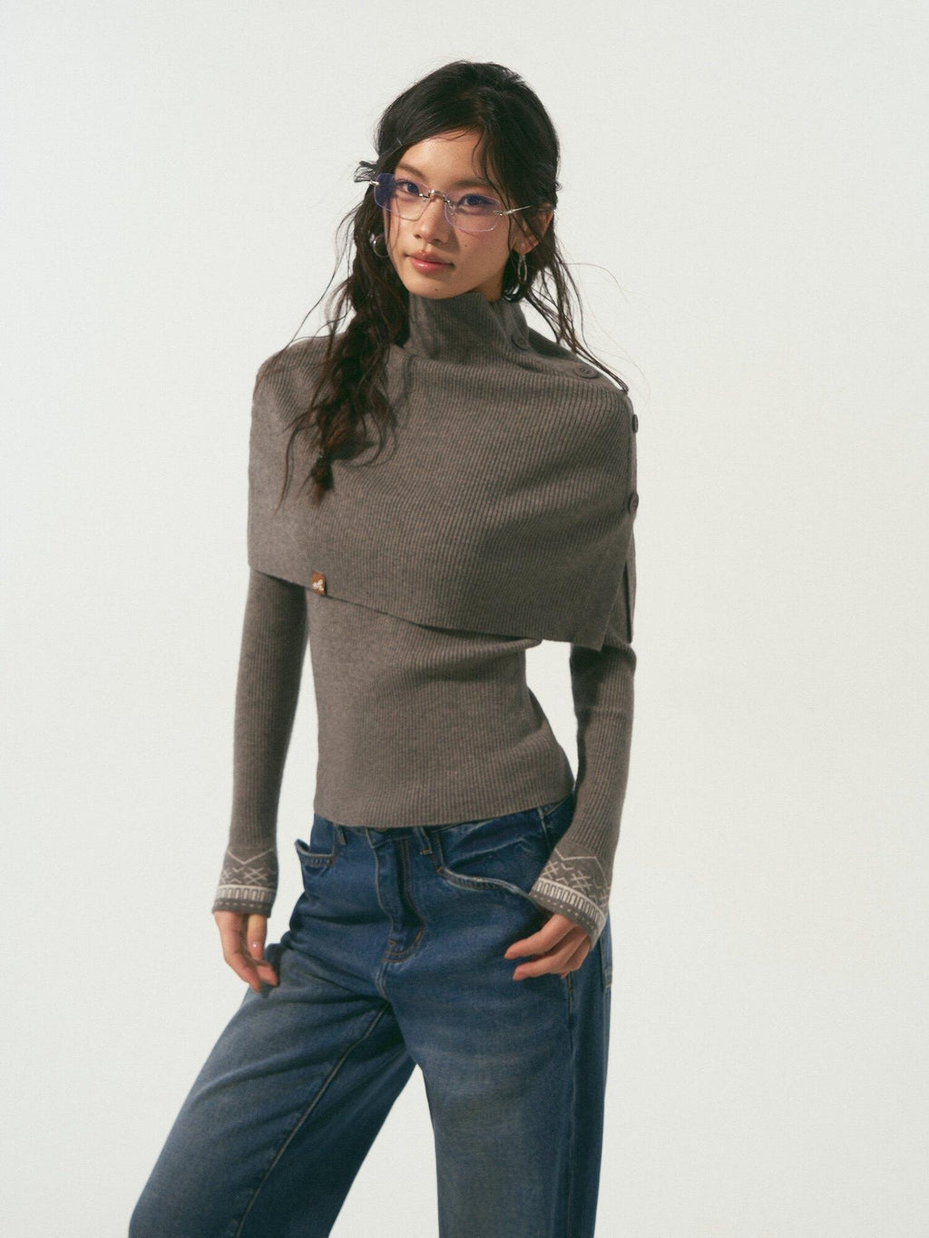 SOMESOWE Soft Acrylic Blend Casual Knit Pullover Regular Fit Womens Everyday Sweaters