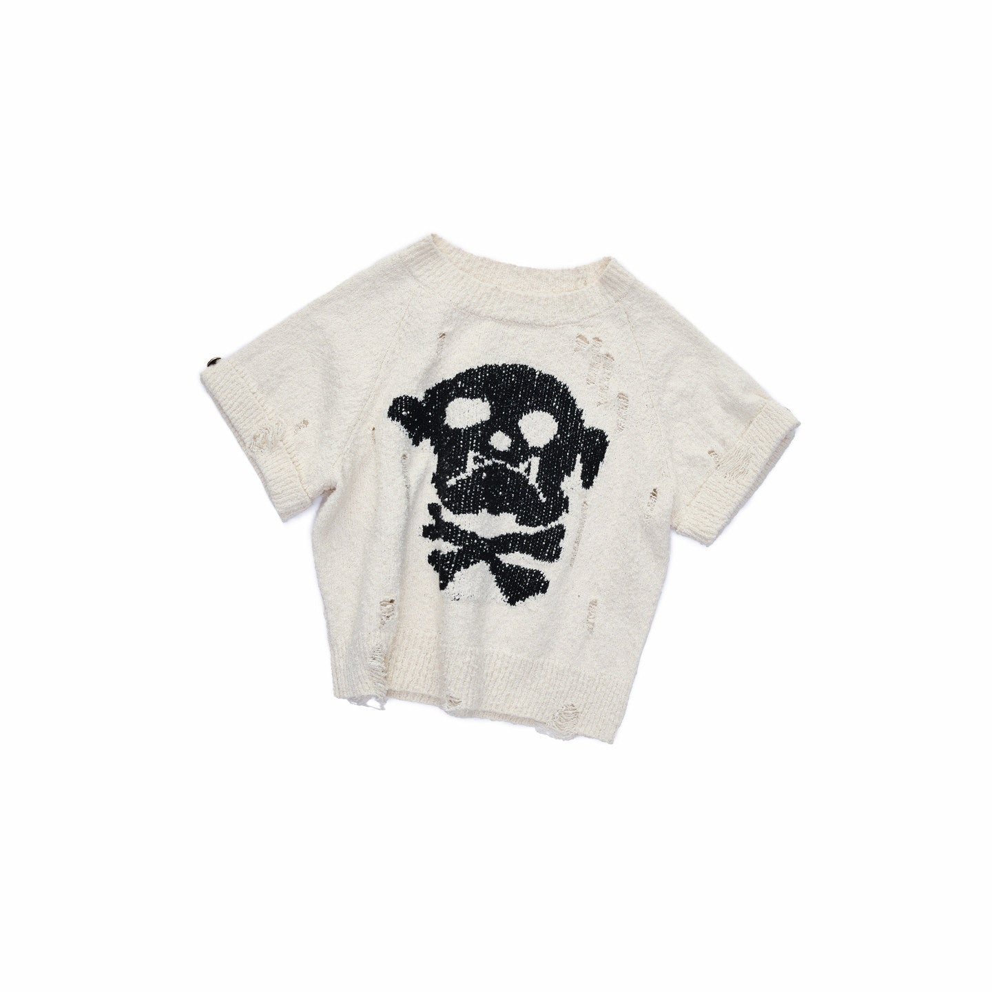1JINN_STUDIO_Skull_Graphic_Punk_Fitted_Crew_Neck_Women_Cotton_Short_Sleeve_Basic_Crop_Tops_MISSTT