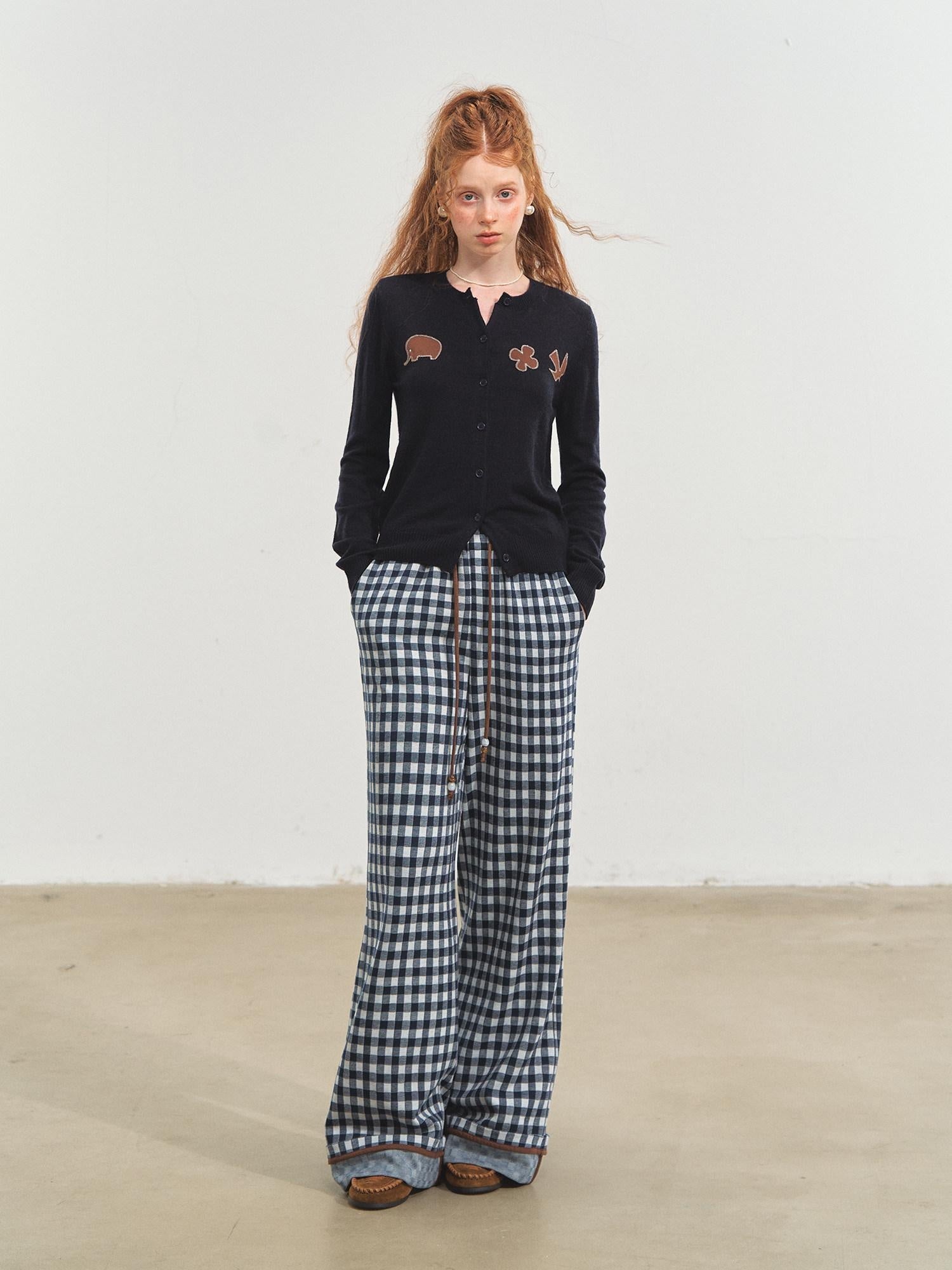 SOMESOWE Stretch Viscose Casual Cuffed Drawstring Natural Waist Unisex Wide Leg Pants