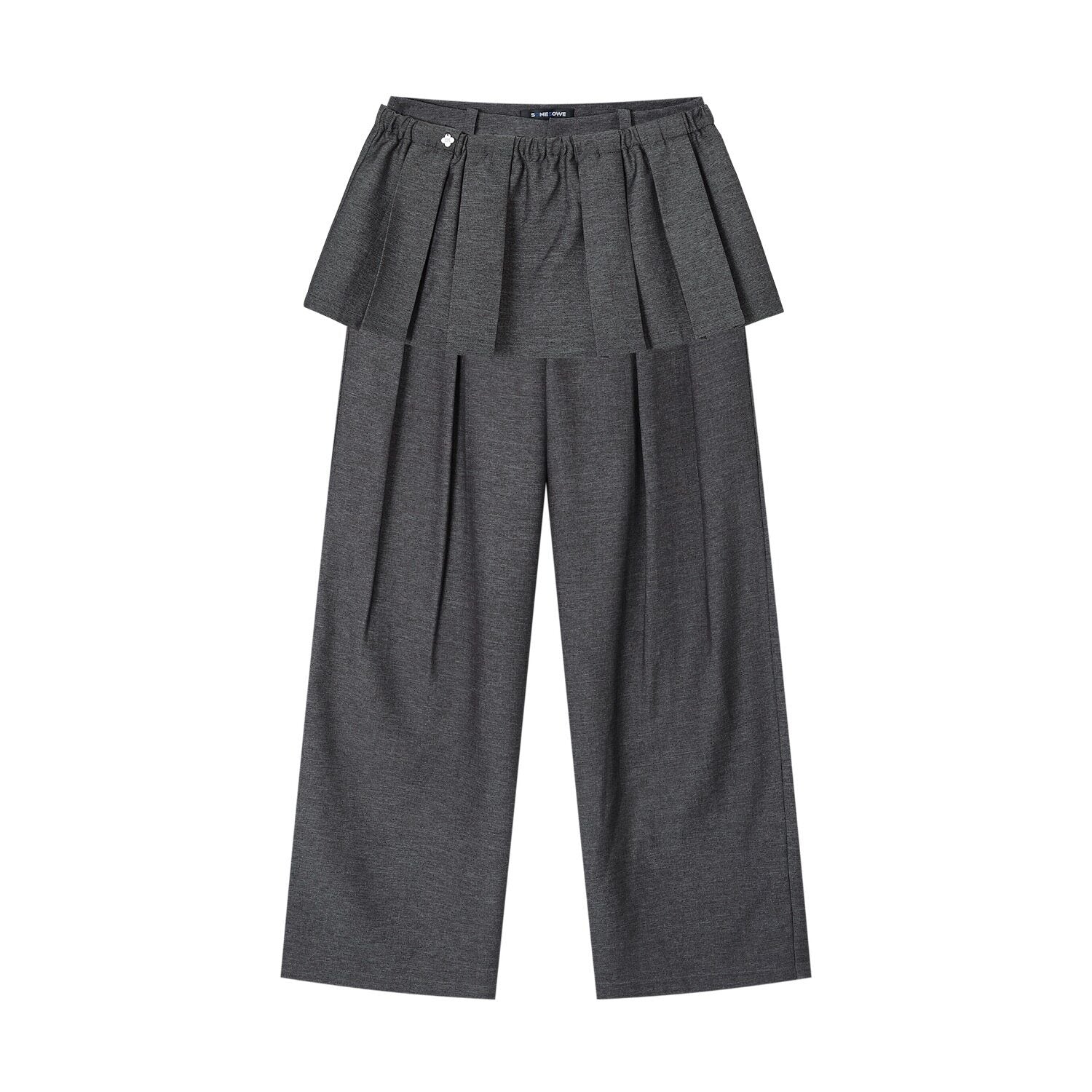 SOMESOWE_Plaid_Pockets_Relaxed_Natural_Waist_Elastic_Women_Polyester_Blend_Wide_Leg_Pants_MISSTT