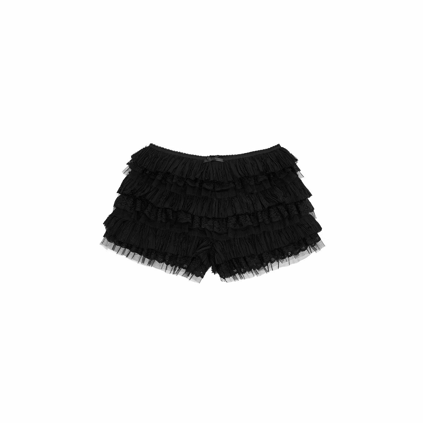 1JINN_STUDIO_100_Percent_Polyester_Slim_Fit_Low_Rise_Casual_Women_Black_Beige_Mini_Shorts_MISSTT