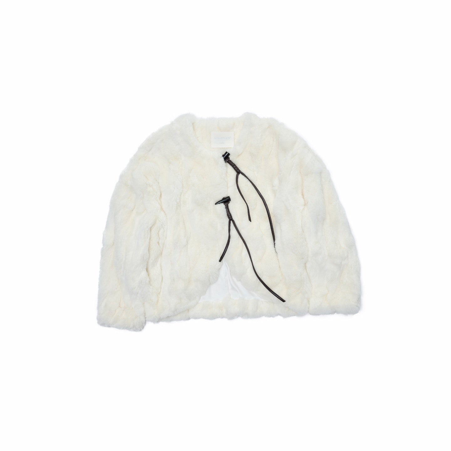 1JINN_STUDIO_100_Percent_Rabbit_Fur_Loose_Short_Crew_Neck_Women_Off_White_Faux_Fur_Coats_MISSTT