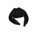1JINN_STUDIO_Animal_Print_Crop_Cardigan_High_Waist_Shorts_Long_Sleeve_Top_&_Shorts_Sets_MISSTT