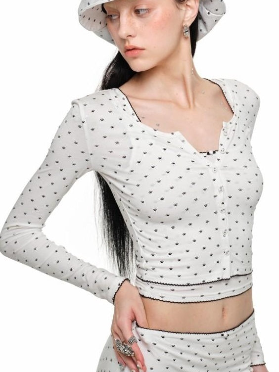 1JINN STUDIO Animal Print Slim Fit Two Piece Set Women Tailored Flared Pants