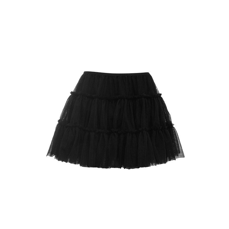 1JINN_STUDIO_Antistatic_Sweet_A_Line_Low_Waist_Loose_Fit_Solid_Color_Nylon_Girls_Mini_Skirts_MISSTT