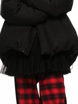 1JINN STUDIO Antistatic Sweet A Line Low Waist Loose Fit Solid Color Nylon Girls Mini Skirts