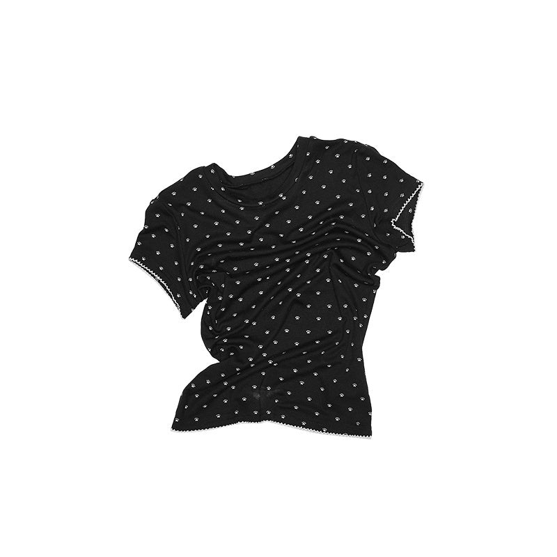 1JINN_STUDIO_Bow_Slim_Fit_Round_Neck_Womens_Soft_Stretch_Viscose_Short_Sleeve_T-Shirts_MISSTT