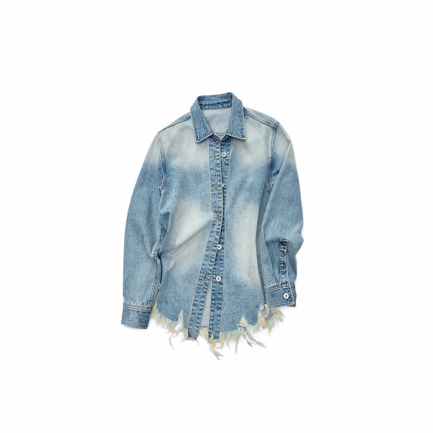1JINN_STUDIO_Breathable_Cotton_Vintage_Frayed_Edge_Cuffed_Sleeve_Casual_Washed_Denim_Jackets_MISSTT