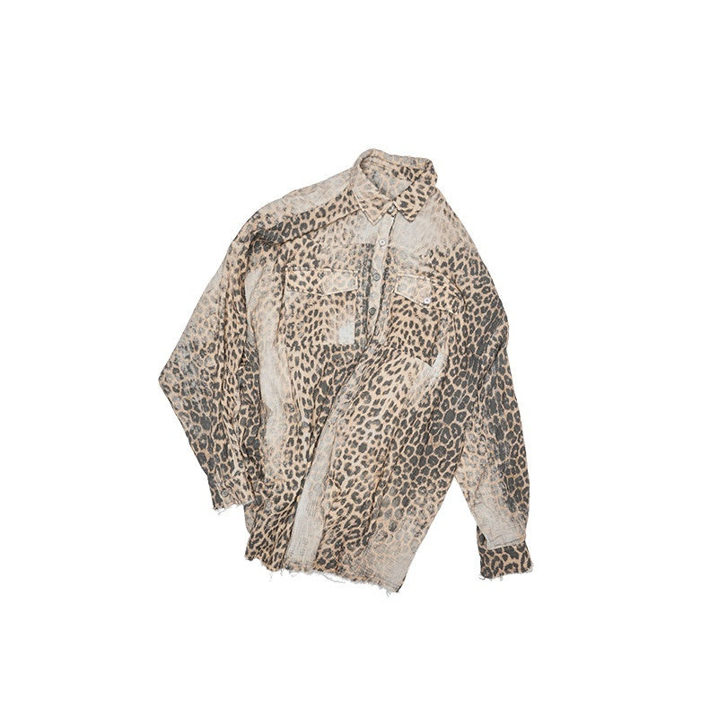 1JINN_STUDIO_Breathable_Cotton_Vintage_Washed_Leopard_Loose_Fit_Lapel_Women_Button_Shackets_MISSTT