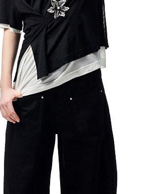 1JINN STUDIO Breathable Lyocell Acrylic Blend Slim Fit Polo Collar Casual Street Solid Polos