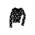 1JINN_STUDIO_Breathable_Polka_Dot_Colorblock_Cardigan_Long_Sleeve_Home_Women_Top_&_Pants_Sets_MISSTT
