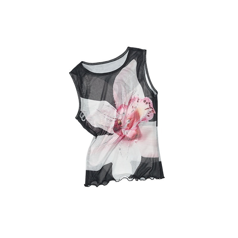 1JINN_STUDIO_Breathable_Polyester_Floral_Round_Neck_Pullover_Women_Top_&_Skirt_Sets_MISSTT