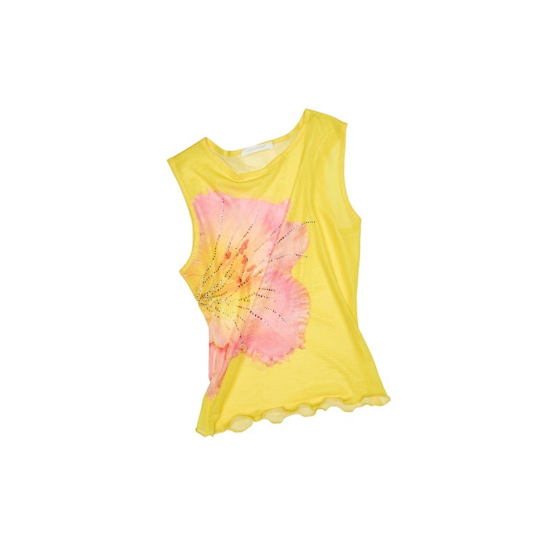 1JINN_STUDIO_Breathable_Polyester_Floral_Round_Neck_Pullover_Women_Top_&_Skirt_Sets_MISSTT
