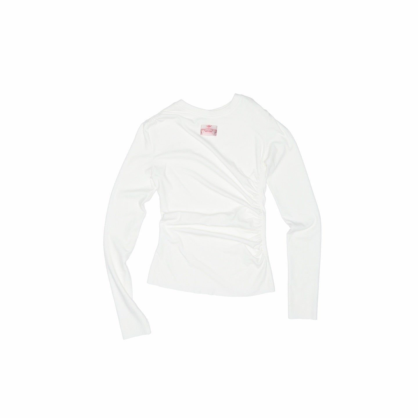 1JINN_STUDIO_Breathable_Slim_Fit_Patchwork_Cross_Print_Women_Crew_Neck_Long_Sleeve_T-Shirts_MISSTT