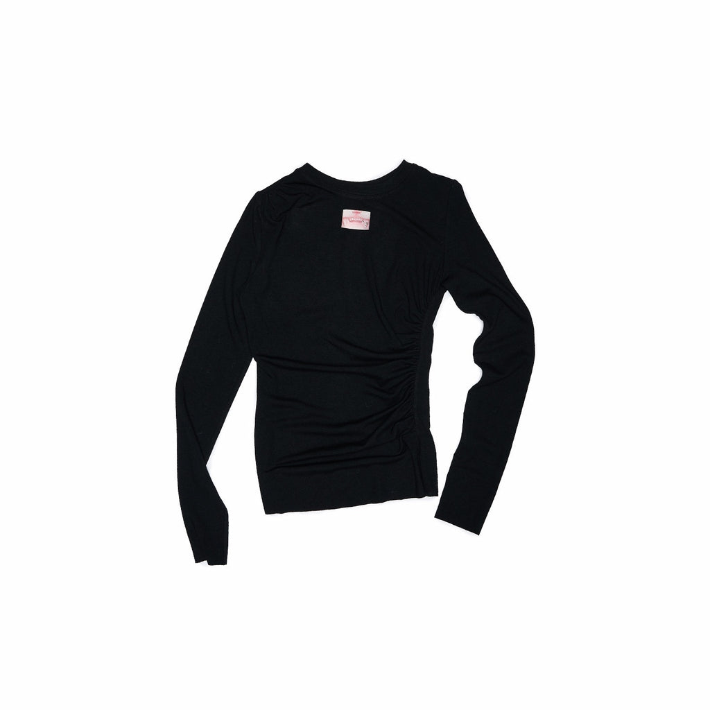 1JINN_STUDIO_Breathable_Slim_Fit_Patchwork_Cross_Print_Women_Crew_Neck_Long_Sleeve_T-Shirts_MISSTT