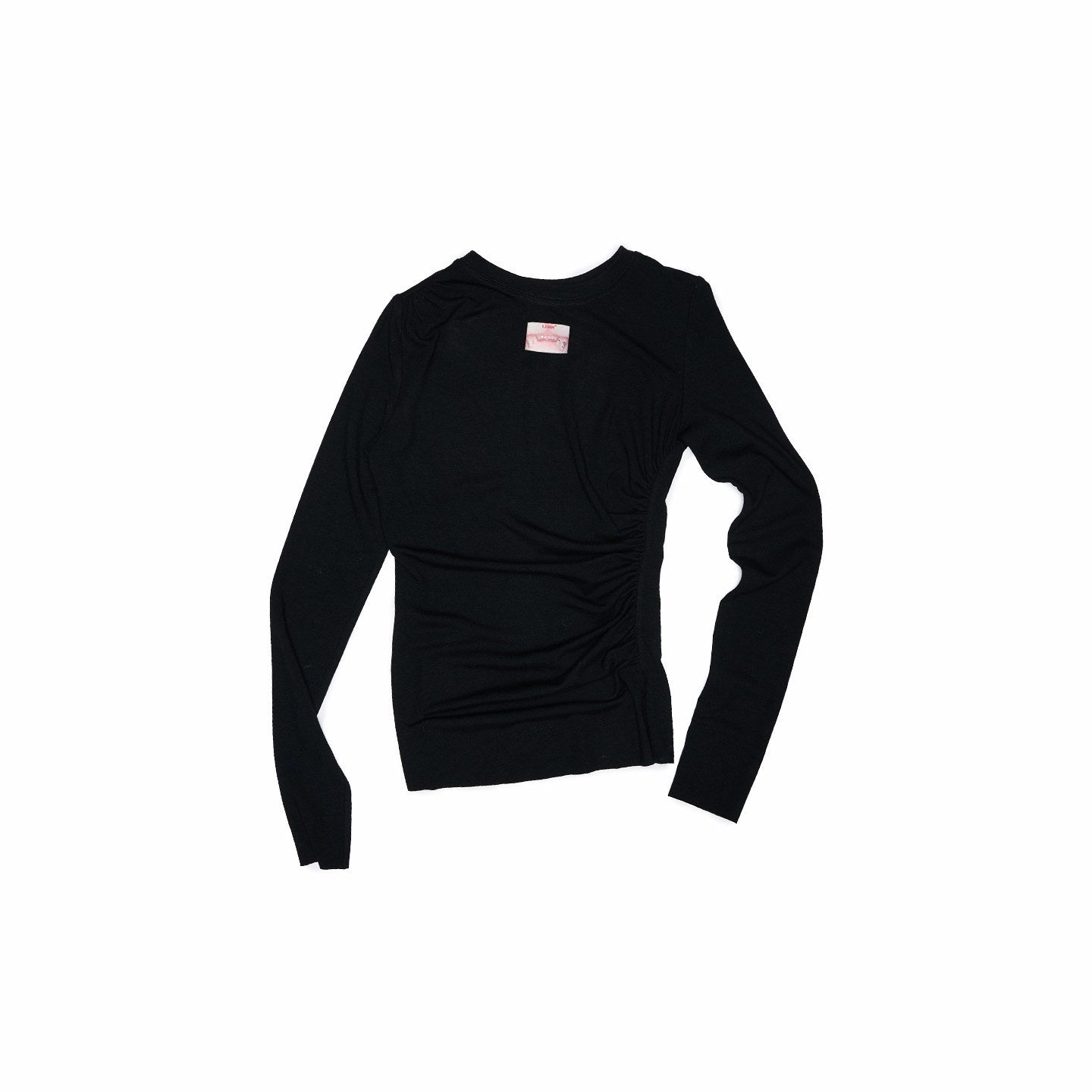1JINN_STUDIO_Breathable_Slim_Fit_Patchwork_Cross_Print_Women_Crew_Neck_Long_Sleeve_T-Shirts_MISSTT