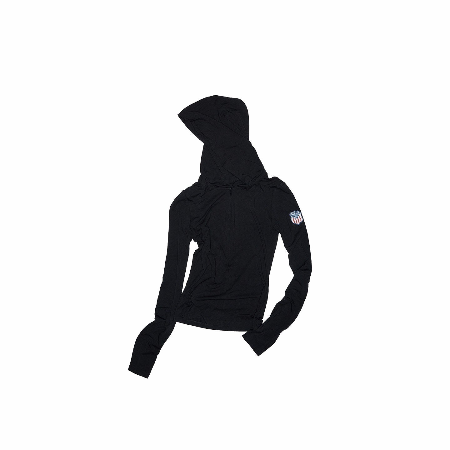 1JINN_STUDIO_Breathable_Sweat_Wicking_Slim_Hooded_Cross_Print_V-neck_Long_Sleeve_T-Shirts_MISSTT