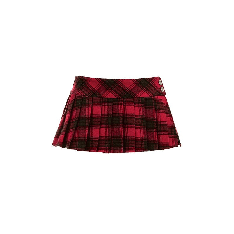 1JINN_STUDIO_Casual_Plaid_Low_Waist_Tie_A_Line_Knit_Wool_Lined_Pleated_Skirts_MISSTT