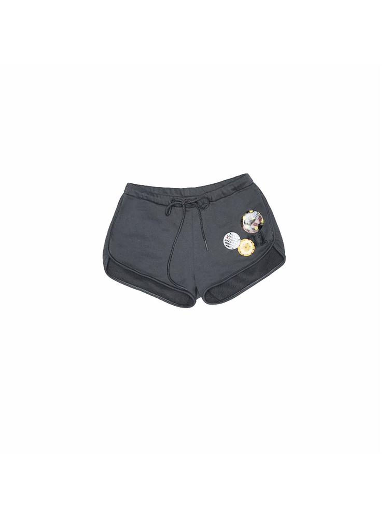 1JINN STUDIO Cotton Blend Minimalist Slim Drawstring Women Casual Natural Waist Mini Shorts