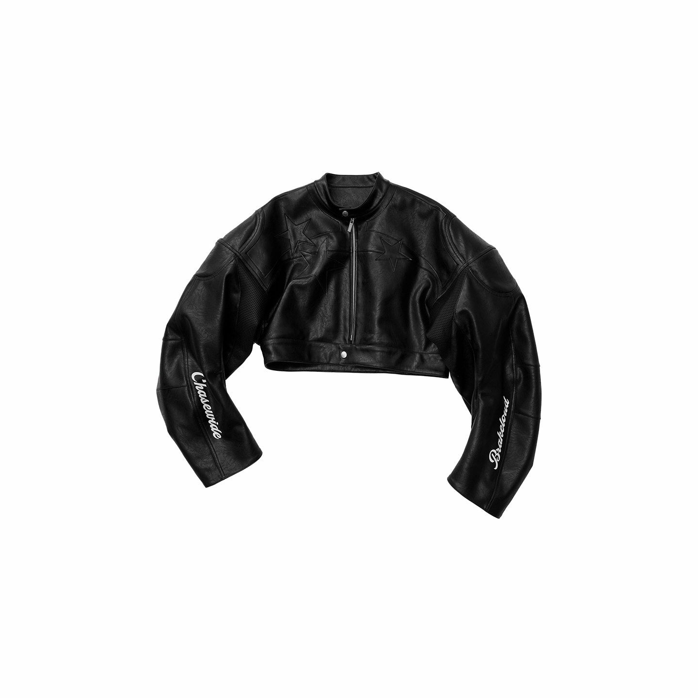 1JINN_STUDIO_Cotton_Lined_Casual_Short_Zippered_Round_Neck_Women_Black_Leather_Jackets_MISSTT