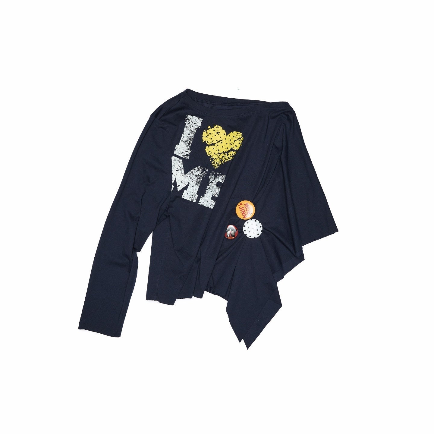 1JINN_STUDIO_Cotton_Loose_Fit_Asymmetric_Shoulder_Womens_Letter_Print_Free_Diy_Badge_Sweatshirt_MISSTT
