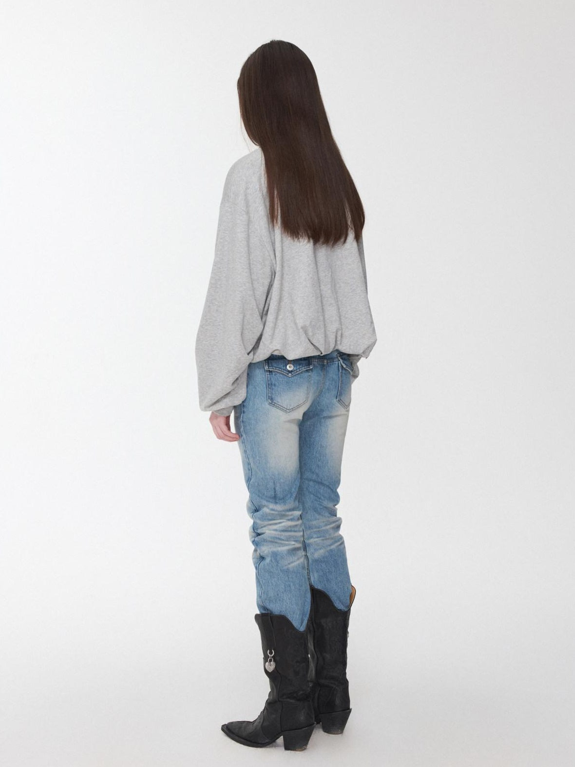 1JINN STUDIO Cozy Cotton Blend Relaxed Fit Street Pullover Women Crewneck Sweatshirts