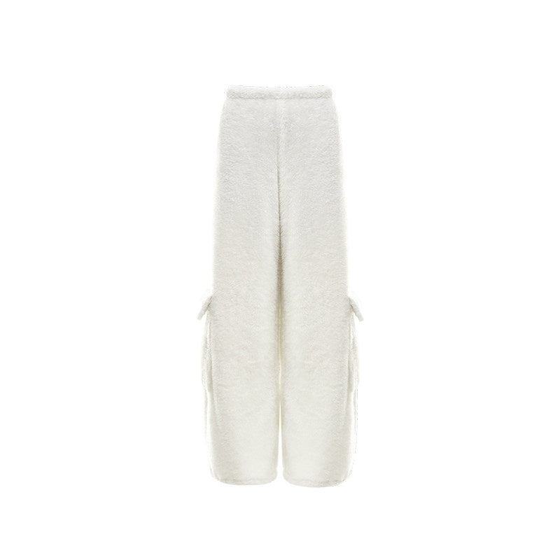 1JINN_STUDIO_Cropped_Pullover_Long_Sleeve_Straight_Leg_Brown_Ivory_Women_Top_&_Pants_Sets_MISSTT