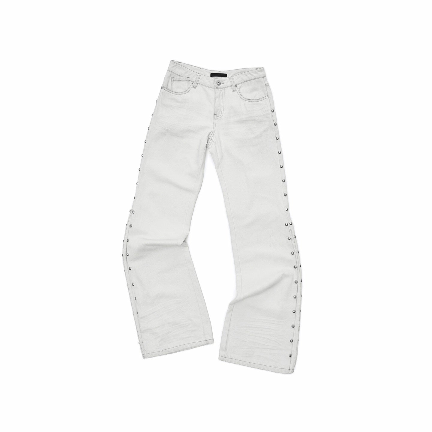 1JINN_STUDIO_Distressed_Studded_Low_Rise_Slim_Fit_Cotton_Women_Casual_Zip_Fly_Flared_Jeans_MISSTT