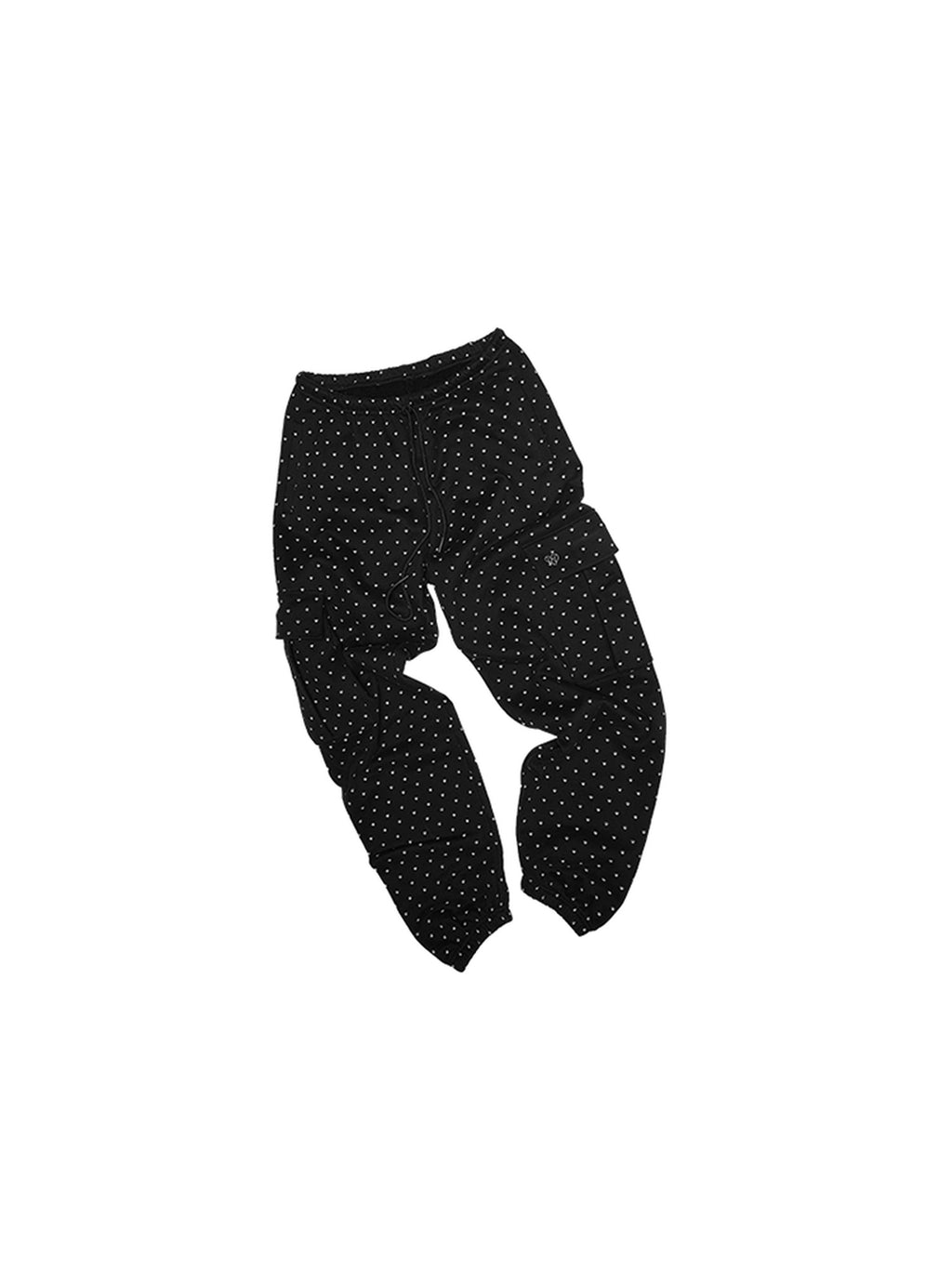 1JINN STUDIO Durable Cotton Blend Loose Cargo Natural Waist Office Wear Women Wide Leg Pants