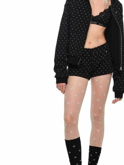 1JINN STUDIO Durable Cotton Blend Straight Leg Natural Waist Office Ready Mini Shorts