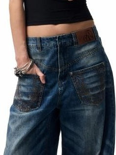 1JINN STUDIO Embroidered Heart Backless Slim Cropped Halter Women Stretch Viscose Camisoles