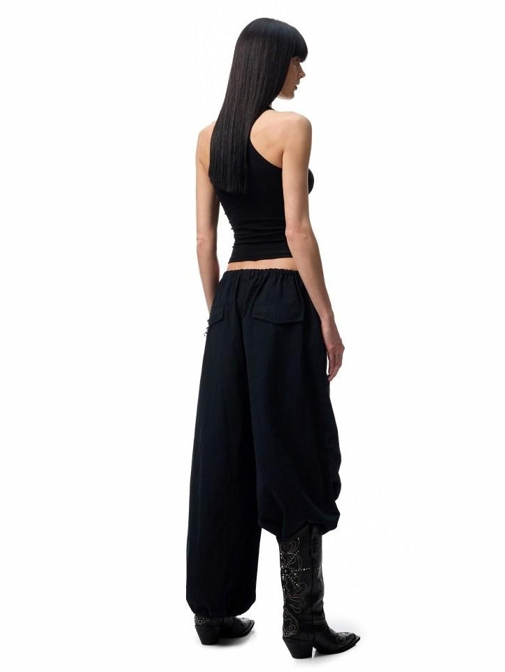 1JINN STUDIO Embroidered Heart Slim Crop Racerback Women Viscose Cotton Blend Tank Tops