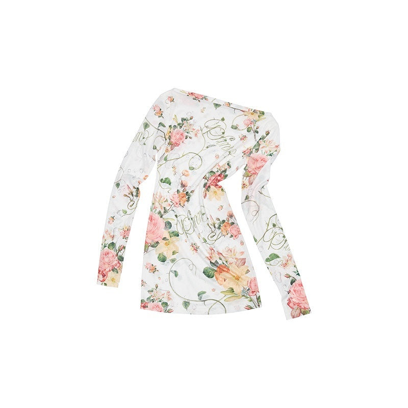 1JINN_STUDIO_Floral_Semi_Sheer_Slim_Fit_Commuter_Round_Neck_Poly_Viscose_Long_Sleeve_T-Shirts_MISSTT