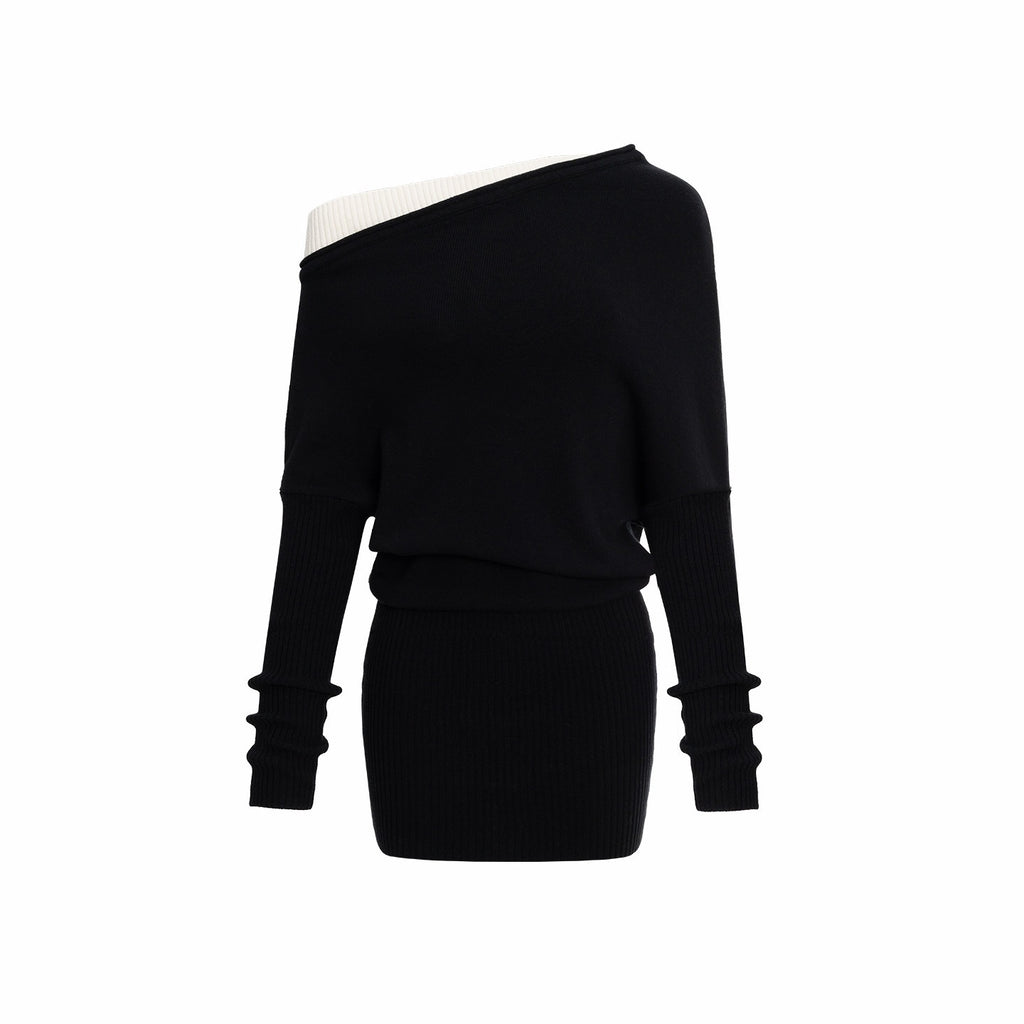 1JINN_STUDIO_High_Waist_Faux_Layered_A_Line_Asymmetry_Long_Sleeve_Casual_Cotton_Mini_Dresses_MISSTT