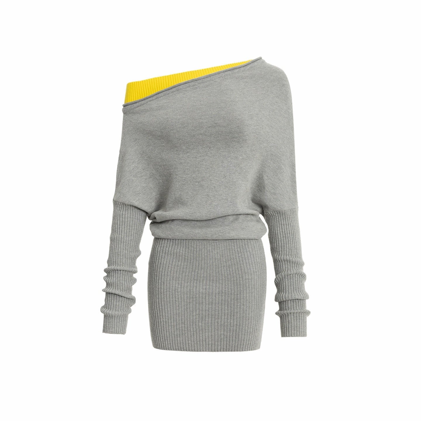 1JINN_STUDIO_High_Waist_Faux_Layered_A_Line_Asymmetry_Long_Sleeve_Casual_Cotton_Mini_Dresses_MISSTT