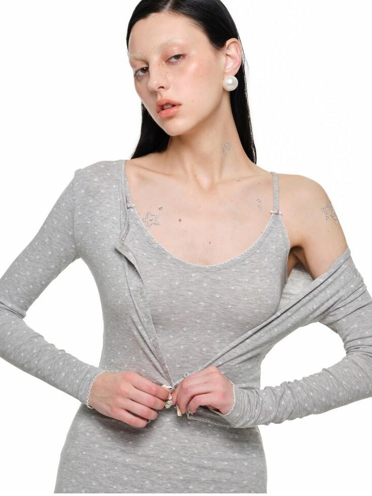 1JINN STUDIO High Waist Solid Spaghetti Strap Sweet Casual Slim Fit Viscose Mini Dresses